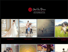 Tablet Screenshot of marthabravophotography.com